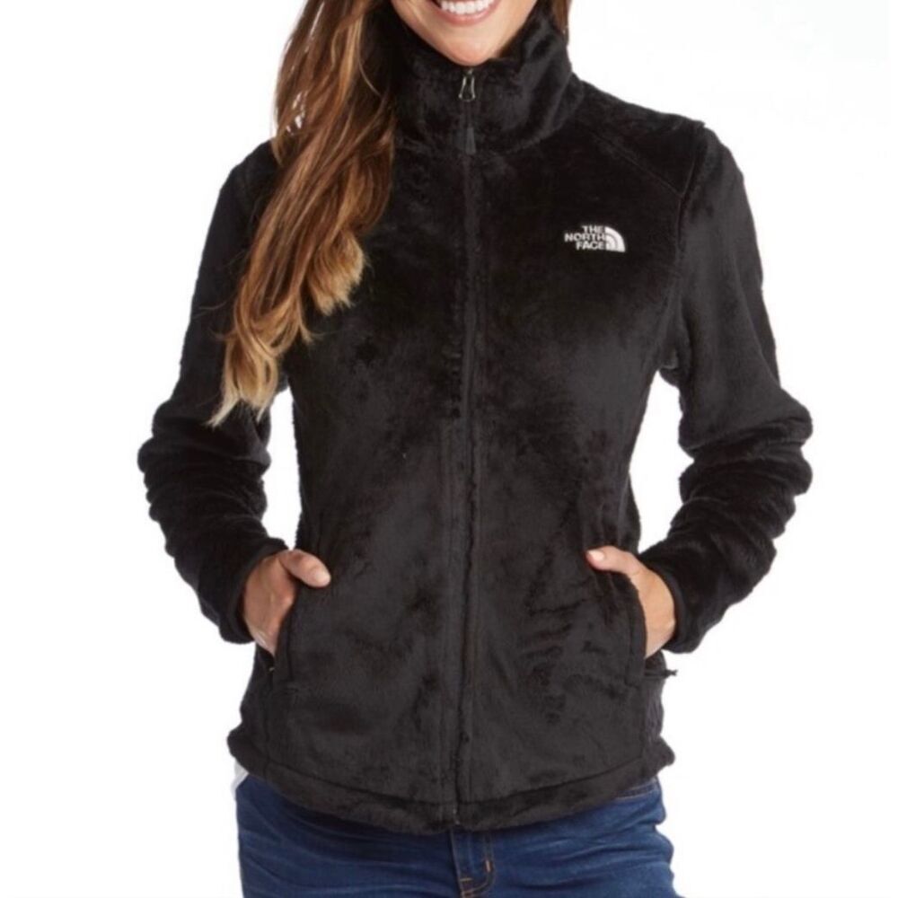 The North Face Osito black full zip fleece jacket size small